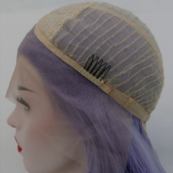 Lilac synthetic wig - Picture 4 of 4